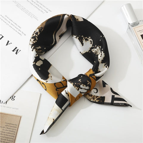 2019 new spring summer women scarf small size silk scarves square NeckerChief office lady scarves spring shawls 50*50cm