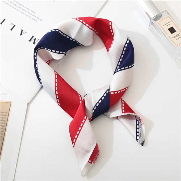 2019 new spring summer women scarf small size silk scarves square NeckerChief office lady scarves spring shawls 50*50cm