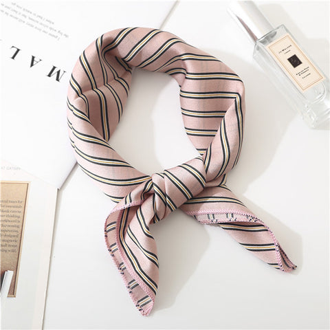 2019 new spring summer women scarf small size silk scarves square NeckerChief office lady scarves spring shawls 50*50cm
