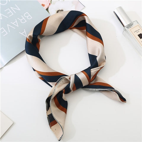 2019 new spring summer women scarf small size silk scarves square NeckerChief office lady scarves spring shawls 50*50cm