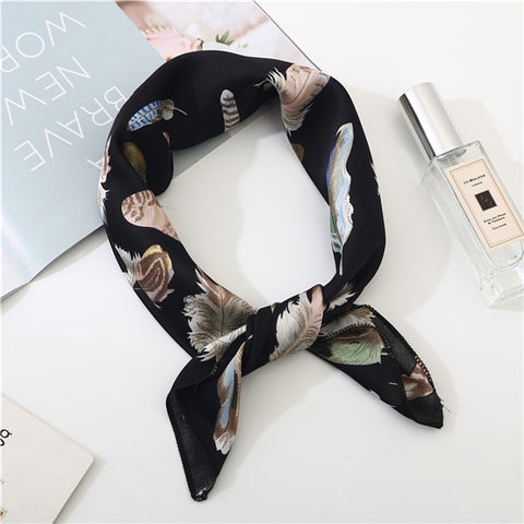 2019 new spring summer women scarf small size silk scarves square NeckerChief office lady scarves spring shawls 50*50cm