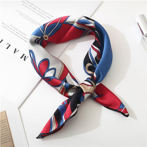 2019 new spring summer women scarf small size silk scarves square NeckerChief office lady scarves spring shawls 50*50cm