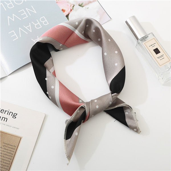2019 new spring summer women scarf small size silk scarves square NeckerChief office lady scarves spring shawls 50*50cm