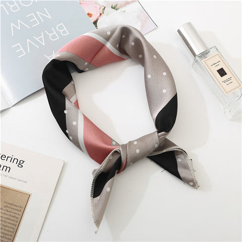 2019 new spring summer women scarf small size silk scarves square NeckerChief office lady scarves spring shawls 50*50cm