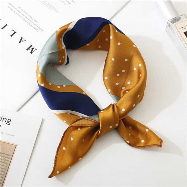 2019 new spring summer women scarf small size silk scarves square NeckerChief office lady scarves spring shawls 50*50cm