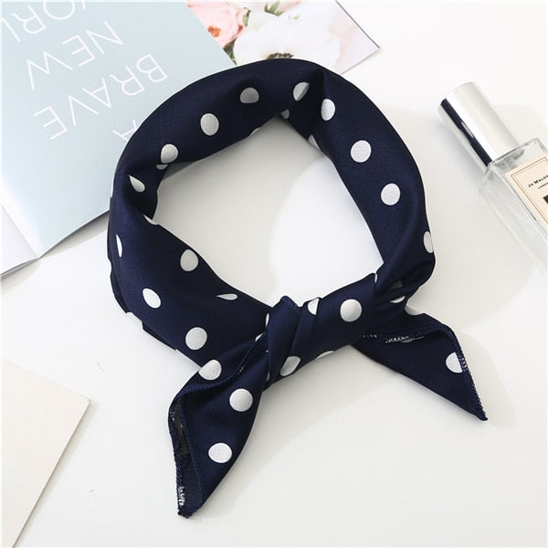 2019 new spring summer women scarf small size silk scarves square NeckerChief office lady scarves spring shawls 50*50cm
