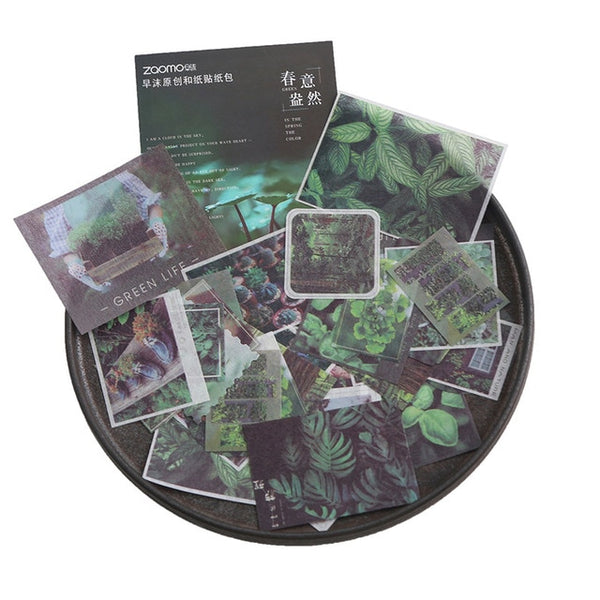 Mohamm Travel Series and Paper Sticker Pack Handbook Journal Diary Decorative Sticker Paper Scrapbooking Diy Craft Stationery