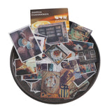 Mohamm Travel Series and Paper Sticker Pack Handbook Journal Diary Decorative Sticker Paper Scrapbooking Diy Craft Stationery