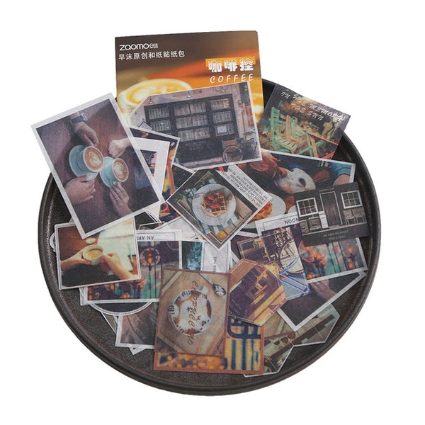 Mohamm Travel Series and Paper Sticker Pack Handbook Journal Diary Decorative Sticker Paper Scrapbooking Diy Craft Stationery