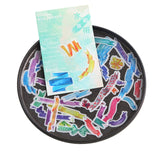 Mohamm Travel Series and Paper Sticker Pack Handbook Journal Diary Decorative Sticker Paper Scrapbooking Diy Craft Stationery