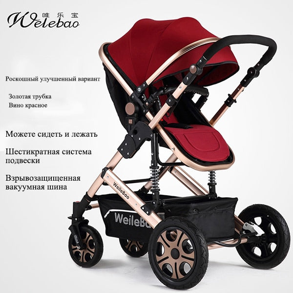 High landscape baby stroller can sit four wheel shock absorber folding two-way bb baby child baby stroller - THE PLACE TO BE !!