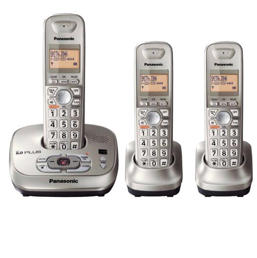 DECT 6.0 Plus Digital Cordless Telephone With Internal intercom Call ID Home Wireless Phone English Spain Language