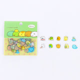 80 pcs/bag Japanese Stationery Stickers Cute Cat Sticky Paper Kawaii PVC Diary Bear sticker For Decoration Diary Scrapbooking