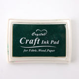 Mr Paper 15 Colors Inkpad Handmade DIY Craft Oil Based Ink Pad for Fabric Wood Paper Scrapbooking Ink pad Finger Painting