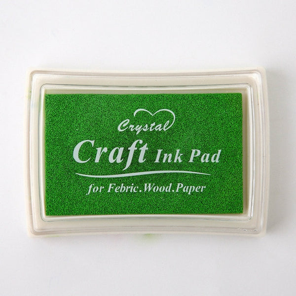Mr Paper 15 Colors Inkpad Handmade DIY Craft Oil Based Ink Pad for Fabric Wood Paper Scrapbooking Ink pad Finger Painting