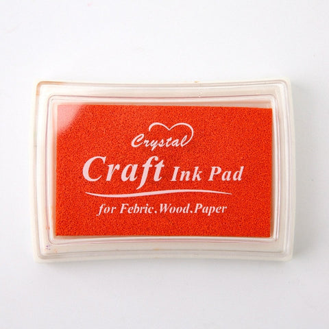 Mr Paper 15 Colors Inkpad Handmade DIY Craft Oil Based Ink Pad for Fabric Wood Paper Scrapbooking Ink pad Finger Painting