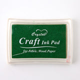 Mr Paper 15 Colors Inkpad Handmade DIY Craft Oil Based Ink Pad for Fabric Wood Paper Scrapbooking Ink pad Finger Painting