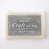 Mr Paper 15 Colors Inkpad Handmade DIY Craft Oil Based Ink Pad for Fabric Wood Paper Scrapbooking Ink pad Finger Painting