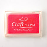 Mr Paper 15 Colors Inkpad Handmade DIY Craft Oil Based Ink Pad for Fabric Wood Paper Scrapbooking Ink pad Finger Painting