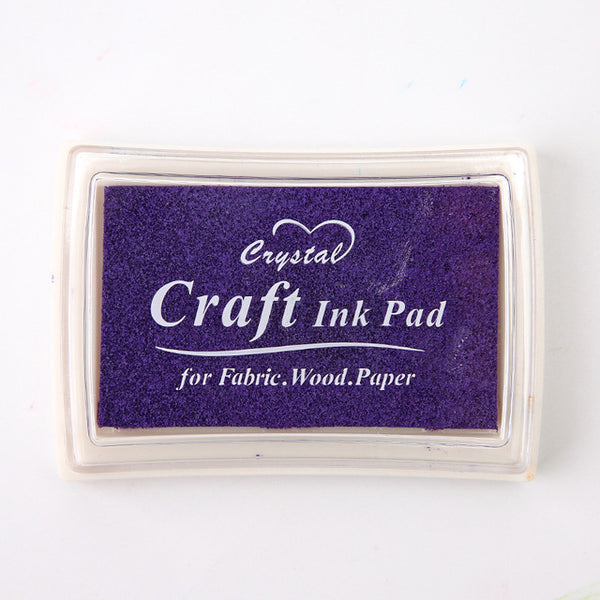 Mr Paper 15 Colors Inkpad Handmade DIY Craft Oil Based Ink Pad for Fabric Wood Paper Scrapbooking Ink pad Finger Painting