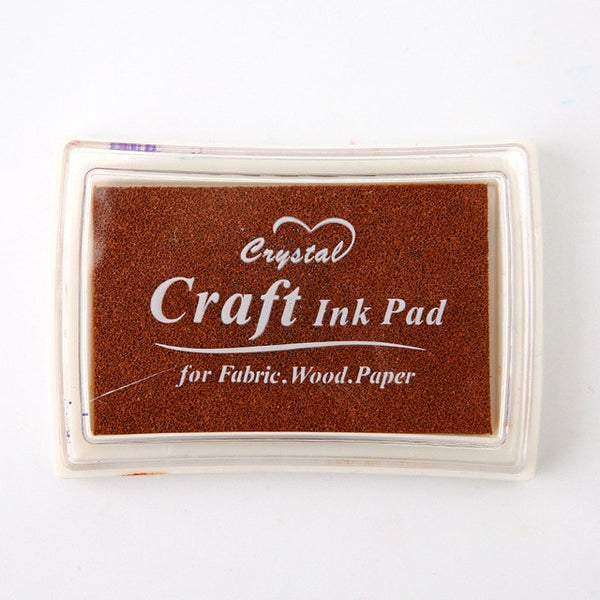 Mr Paper 15 Colors Inkpad Handmade DIY Craft Oil Based Ink Pad for Fabric Wood Paper Scrapbooking Ink pad Finger Painting