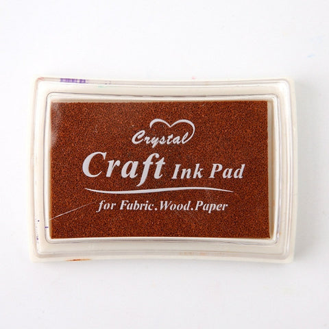 Mr Paper 15 Colors Inkpad Handmade DIY Craft Oil Based Ink Pad for Fabric Wood Paper Scrapbooking Ink pad Finger Painting