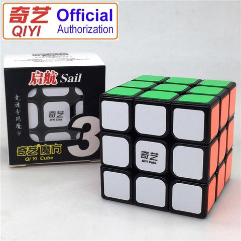 QiYi 3x3 Professional Magic Cube Sail 0932A-5 Fast Speed Rotation High Quality Cubos Magicos Speed Cube Toys for Children MF3SET