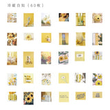60pcs/1pack Kawaii Stationery Stickers Remembrance time Diary Planner Decorative Mobile Stickers Scrapbooking DIY Craft Stickers