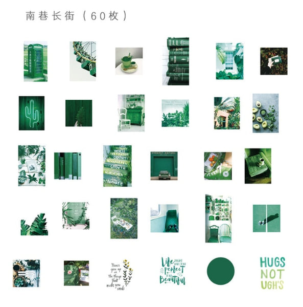 60pcs/1pack Kawaii Stationery Stickers Remembrance time Diary Planner Decorative Mobile Stickers Scrapbooking DIY Craft Stickers