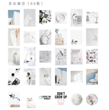 60pcs/1pack Kawaii Stationery Stickers Remembrance time Diary Planner Decorative Mobile Stickers Scrapbooking DIY Craft Stickers