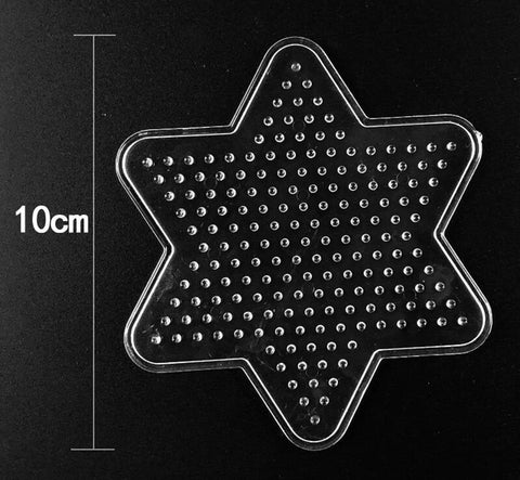 5mm Hama Beads Pegboard Toy DIY PUPUKOU Beads tool Educational Tangram Jigsaw Puzzle Template Kids Toy