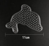 5mm Hama Beads Pegboard Toy DIY PUPUKOU Beads tool Educational Tangram Jigsaw Puzzle Template Kids Toy