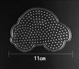 5mm Hama Beads Pegboard Toy DIY PUPUKOU Beads tool Educational Tangram Jigsaw Puzzle Template Kids Toy