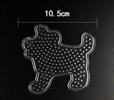 5mm Hama Beads Pegboard Toy DIY PUPUKOU Beads tool Educational Tangram Jigsaw Puzzle Template Kids Toy