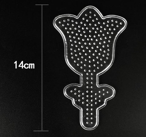 5mm Hama Beads Pegboard Toy DIY PUPUKOU Beads tool Educational Tangram Jigsaw Puzzle Template Kids Toy