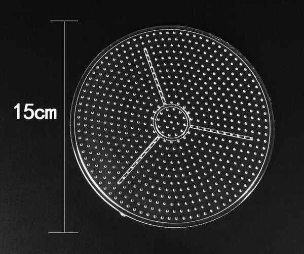 5mm Hama Beads Pegboard Toy DIY PUPUKOU Beads tool Educational Tangram Jigsaw Puzzle Template Kids Toy