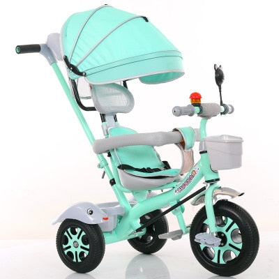 Child Tricycle Bicycle 1-6year old Wheelchair Kids Bike Three Wheels Stroller 2 In 1 Buggies 3 Wheel Stroller Tricycle