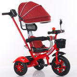 Child Tricycle Bicycle 1-6year old Wheelchair Kids Bike Three Wheels Stroller 2 In 1 Buggies 3 Wheel Stroller Tricycle - THE PLACE TO BE !!