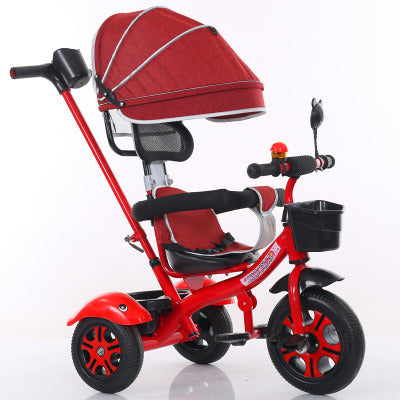 Child Tricycle Bicycle 1-6year old Wheelchair Kids Bike Three Wheels Stroller 2 In 1 Buggies 3 Wheel Stroller Tricycle