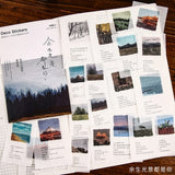 40pcs/pack Creative Journal Decorative Sticker Label Diary Stationary Japanese Deco Photograph Album Sticker Flakes Scrapbooking