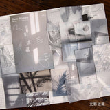 40pcs/pack Creative Journal Decorative Sticker Label Diary Stationary Japanese Deco Photograph Album Sticker Flakes Scrapbooking