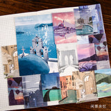 40pcs/pack Creative Journal Decorative Sticker Label Diary Stationary Japanese Deco Photograph Album Sticker Flakes Scrapbooking