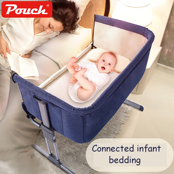 Pouch H05 Baby Portable Bed connected with parents' normal big bed Infant Travel Sleeper Portable Cot breathable folding crib